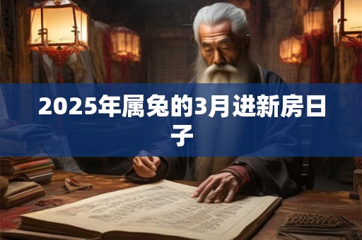 2025年属兔的3月进新房日子 2025年属兔的3月进新房日子