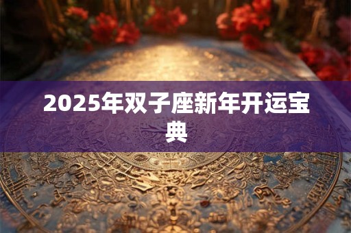 2025年双子座新年开运宝典 2025年双子座新年开运宝典