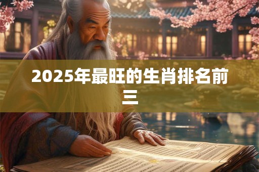 2025年最旺的生肖排名前三 2025年最旺的生肖排名前三