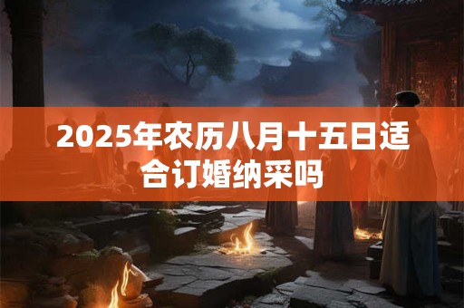 2025年农历八月十五日适合订婚纳采吗 2025年农历八月十五日适合订婚纳采吗