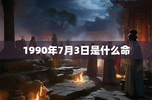 1990年7月3日是什么命 1990年7月3日是什么命