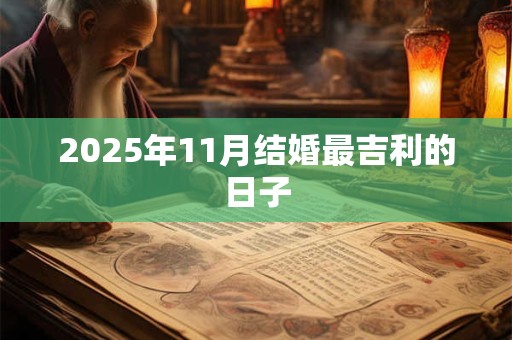 2025年11月结婚最吉利的日子