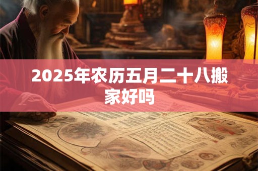 2025年农历五月二十八搬家好吗 2025年农历五月二十八搬家好吗