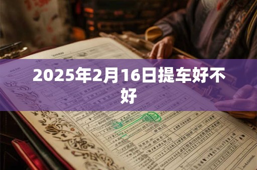 2025年2月16日提车好不好 2025年2月16日提车好不好