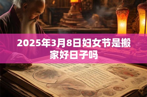 2025年3月8日妇女节是搬家好日子吗 2025年3月8日妇女节是搬家好日子吗