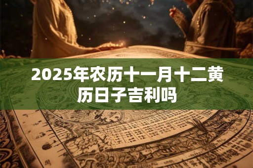 2025年农历十一月十二黄历日子吉利吗 2025年农历十一月十二黄历日子吉利吗