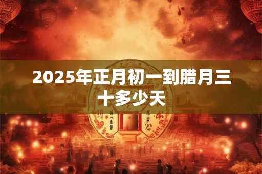 2025年正月初一到腊月三十多少天 2025年正月初一到腊月三十多少天