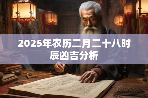 2025年农历二月二十八时辰凶吉分析