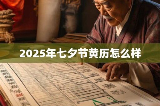 2025年七夕节黄历怎么样 2025年七夕节黄历怎么样