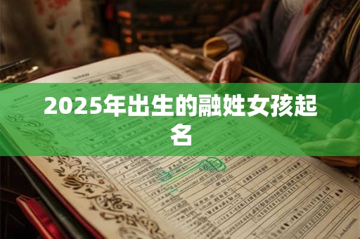 2025年出生的融姓女孩起名 2025年出生的融姓女孩起名