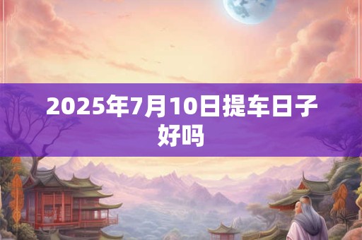 2025年7月10日提车日子好吗 2025年7月10日提车日子好吗