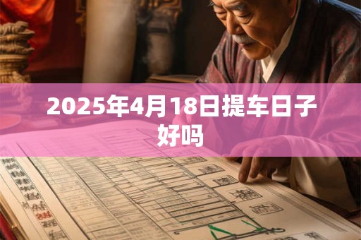 2025年4月18日提车日子好吗 2025年4月18日提车日子好吗