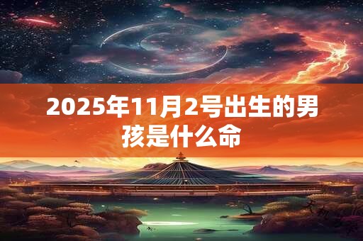 2025年11月2号出生的男孩是什么命 2025年11月2号出生的男孩是什么命
