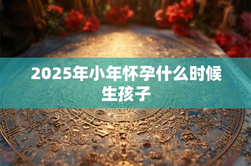 2025年小年怀孕什么时候生孩子