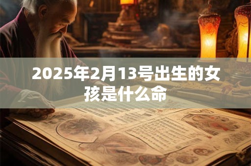 2025年2月13号出生的女孩是什么命 2025年2月13号出生的女孩是什么命