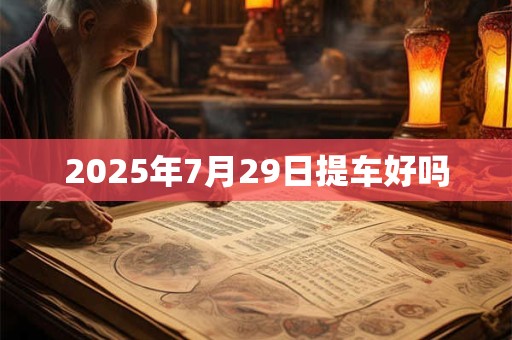 2025年7月29日提车好吗 2025年7月29日提车好吗