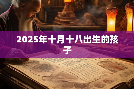2025年十月十八出生的孩子 2025年十月十八出生的孩子