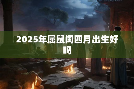 2025年属鼠闰四月出生好吗 2025年属鼠闰四月出生好吗
