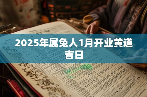 2025年属兔人1月开业黄道吉日 2025年属兔人1月开业黄道吉日