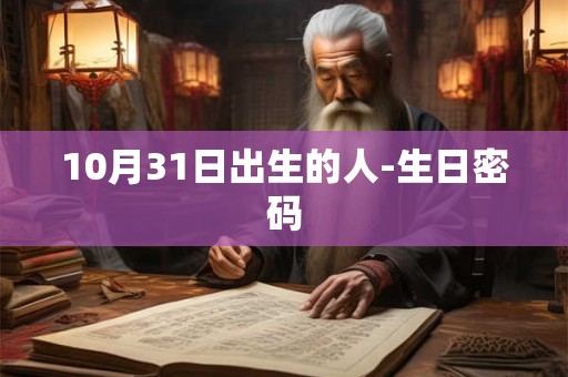 10月31日出生的人-生日密码 10月31日出生的人-生日密码