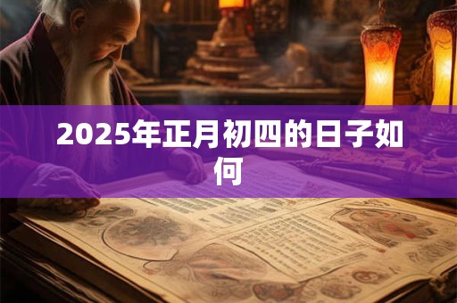 2025年正月初四的日子如何
