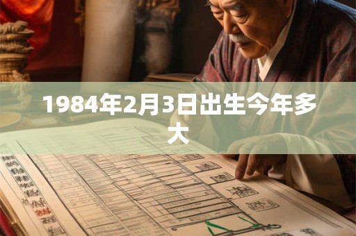 1984年2月3日出生今年多大 1984年2月3日出生今年多大