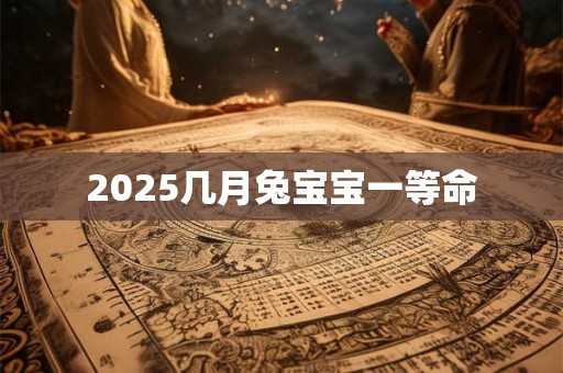 2025几月兔宝宝一等命 2025几月兔宝宝一等命