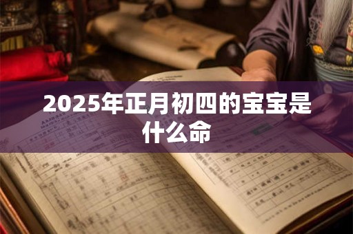 2025年正月初四的宝宝是什么命 2025年正月初四的宝宝是什么命