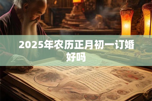 2025年农历正月初一订婚好吗
