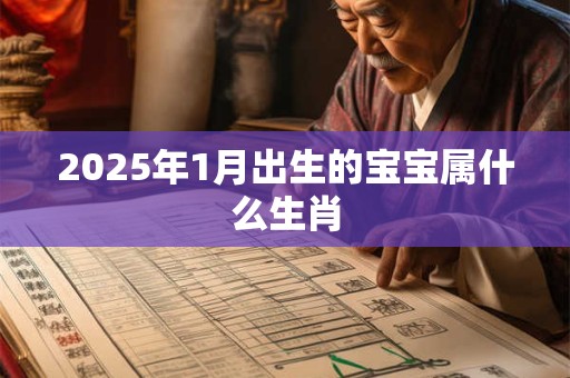 2025年1月出生的宝宝属什么生肖
