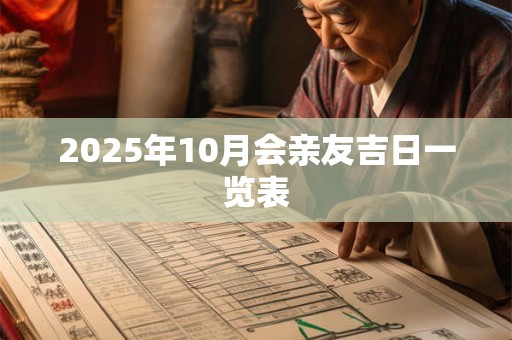 2025年10月会亲友吉日一览表 2025年10月会亲友吉日一览表