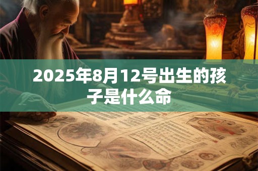 2025年8月12号出生的孩子是什么命 2025年8月12号出生的孩子是什么命