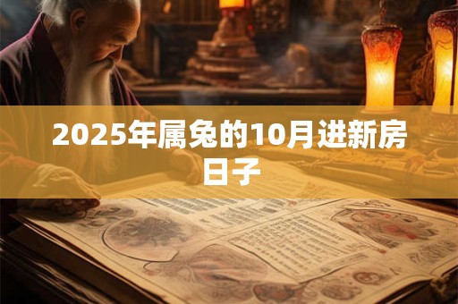 2025年属兔的10月进新房日子 2025年属兔的10月进新房日子