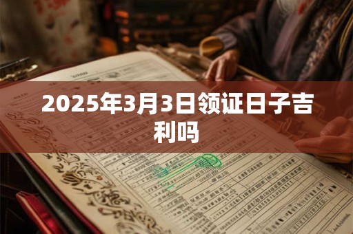2025年3月3日领证日子吉利吗 2025年3月3日领证日子吉利吗