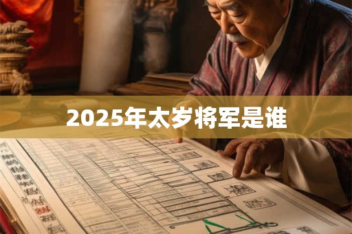 2025年太岁将军是谁 2025年太岁将军是谁