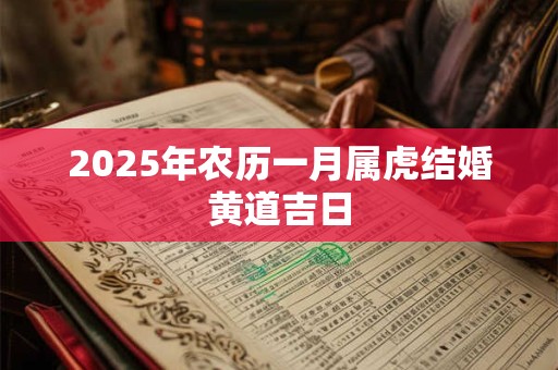 2025年农历一月属虎结婚黄道吉日