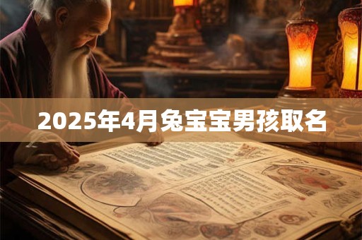2025年4月兔宝宝男孩取名 2025年4月兔宝宝男孩取名