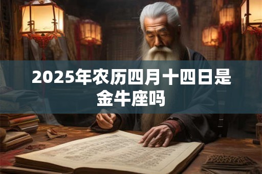 2025年农历四月十四日是金牛座吗 2025年农历四月十四日是金牛座吗