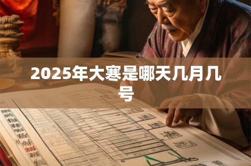 2025年大寒是哪天几月几号 2025年大寒是哪天几月几号