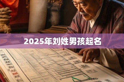2025年刘姓男孩起名 2025年刘姓男孩起名
