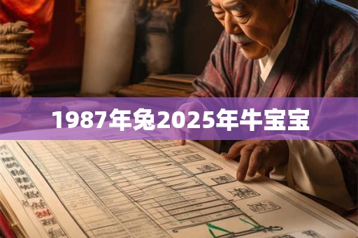 1987年兔2025年牛宝宝