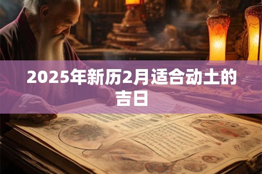 2025年新历2月适合动土的吉日