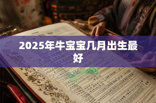 2025年牛宝宝几月出生最好