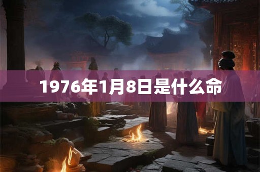 1976年1月8日是什么命 1976年1月8日是什么命