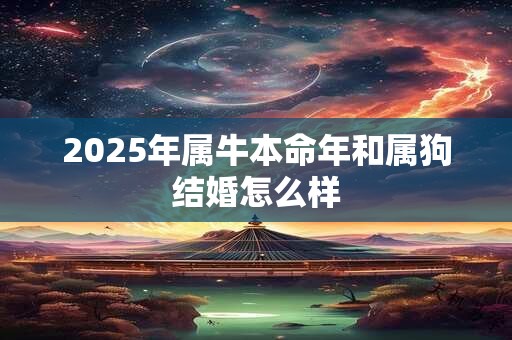 2025年属牛本命年和属狗结婚怎么样 2025年属牛本命年和属狗结婚怎么样