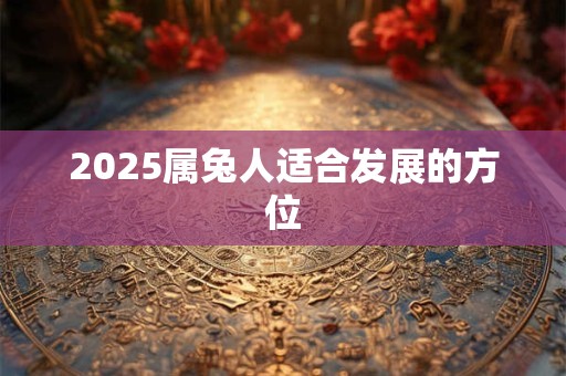 2025属兔人适合发展的方位