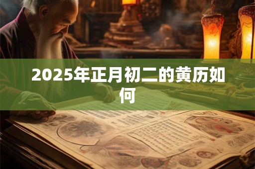2025年正月初二的黄历如何 2025年正月初二的黄历如何
