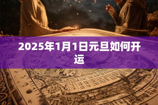 2025年1月1日元旦如何开运 2025年1月1日元旦如何开运