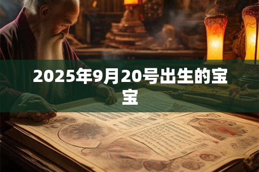 2025年9月20号出生的宝宝 2025年9月20号出生的宝宝