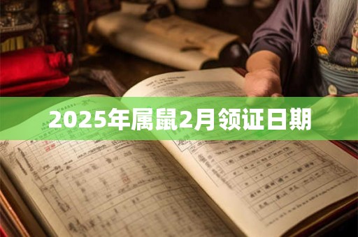 2025年属鼠2月领证日期 2025年属鼠2月领证日期